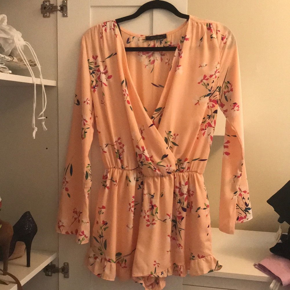 Drape front Romper - One Size